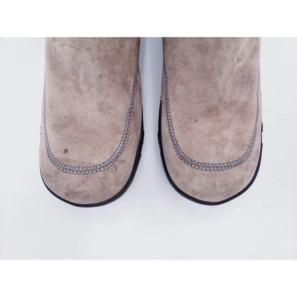 Merrell Tempest High Brindle Boots Taupe Suede Waterproof Mid Calf Winter 10 - Picture 5 of 11
